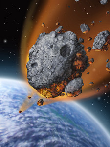 Meteor Falling to Earth