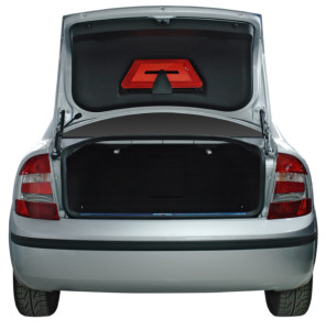 empty car trunk